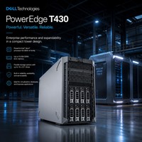 Serveur Tour Original pour PowerEdge T430 avec Processeurs Intel Xeon E5 V3 V4 Haute Performance en Stock