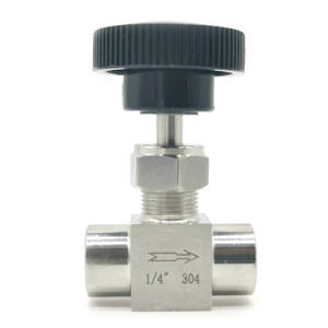 Gerades Nadelventil aus Edelstahl 1/4 1/2 NPT Durchflussregelung Instrumentierung Öl-Gas-Nadelventil - Product Image 2