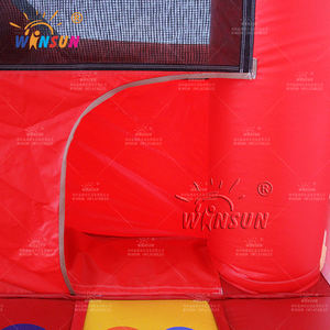 Château gonflable combiné avec toboggan WINSUN de haute qualité, certifié CE, sans plomb, ignifuge, facile à installer, semi-fermé - Product Image 6