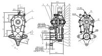 Gearbox Kendaraan Listrik Planetary Lengkap untuk Motor AC 4-10KW Torsi 120Nm Rasio Reduksi 1:6-1:12 untuk Kecepatan Rendah