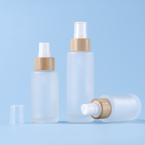 Empty Bamboo Cosmetic Packaging <b>Perfume</b> 20ml 30ml 40ml 60ml 100ml 120ml Frosted Glass Spray Pump <b>Bottle</b> with Bamboo Sprayer Lid - Product Image 6