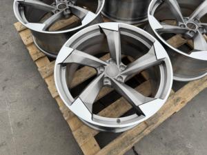 Jantes en alliage d'aluminium forgé gris GVICHN sur mesure, concaves profondes, 18/19/20 pouces, neuves, pour voitures particulières A8 S8 RS8 A7 100 mm - Product Image 6