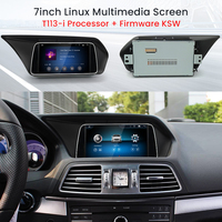 STWEI Lecteur multimédia sans fil pour voiture 7 pouces IPS Android Auto Écran partagé USB Mercedes Benz Classe E W207 A207 C207 Tableau de bord 1 an