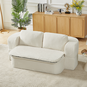Convertible Modular Sleeper <b>Sofa</b> Set Modern Folding Futon <b>Sofa</b> <b>Bed</b> with Memory Foam for Apartment & Hotel Living Room Bedroom - Product Image 3