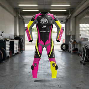 Custom Made Printed Windproof Summer/Winter <b>Plus</b> <b>Size</b> Unisex Motorcycle Leather Suit High Quality Cowhide Leather Racing <b>Biker</b> - Product Image 2