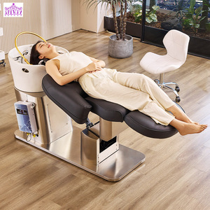 <strong>Portable</strong> Electric Adjustable Lift <strong>Shampoo</strong> Bowl <strong>Sink</strong> Hydrotherapy Massage Bed <strong>Shampoo</strong> Massage Chair for Spa Use Salon Furniture - Product Image 2