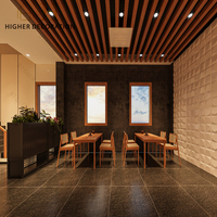 Ensemble de mobilier de comptoir de café en acier inoxydable pour l'aménagement intérieur d'un café dans un centre commercial