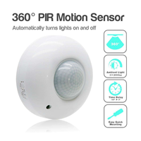 Détecteur de Mouvement Infrarouge PIR pour Plafond, Interrupteur Automatique Marche/Arrêt pour Lumière, Type Capteurs de Mouvement et de Position