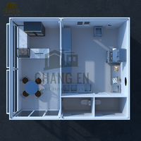DYCE1 Conteneur de restaurant miniature préfabriqué en acier de 40 pieds, café de restauration rapide, bâtiment au design moderne pour appartement, hôtel, villa