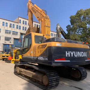 중고 현대 220LC-9S 크롤러 굴삭기 원래 엔진 사용 22톤 0.92m 버킷 용량 건설 장비 - Product Image 1