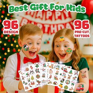 <span class=keywords><strong>Tatuajes</strong></span> Temporales Brillantes <span class=keywords><strong>en</strong></span> <span class=keywords><strong>la</strong></span> Oscuridad para Niños y Niñas, Diseño Navideño, Aplicación Manual, Impresos <span class=keywords><strong>en</strong></span> Guangdong - Product Image 4