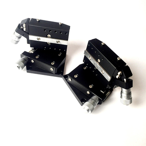 T21 T23 Étape de déplacement incliné <span class=keywords><strong>inclinable</strong></span> à deux axes Étape de réglage de la fixation de la table de scène manuelle avec tête micrométrique à ajuster - Product Image 1