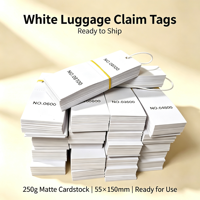Étiquettes de bagages en stock, étiquettes de codage générales, cartes d'accès temporaires, étiquettes suspendues pour expositions et stockage d'entreprise