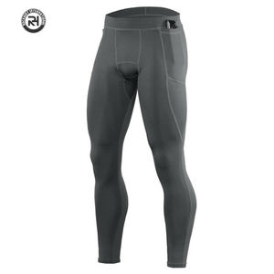 Ropa deportiva sin costuras para hombre, mallas de gimnasio transpirables de secado rápido, cintura media, LICRA/poliéster personalizable de alta calidad, informales a la venta - Product Image 1