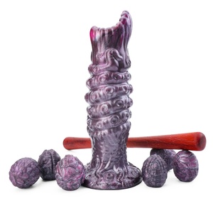 N-MR5311 Fantasy Silicone Penis Sleeves Ovipositor Monster <b>Dildo</b> Sex Toy - Product Image 1