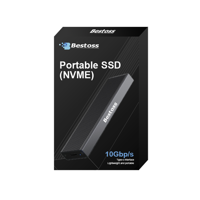 Bestoss High Quality NVMe PICe 128GB 256GB 512GB 1TB Portable SSD Type-C Wireless New