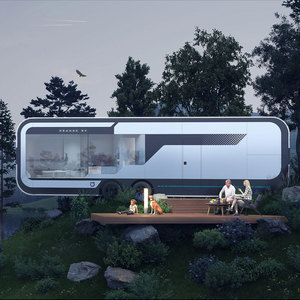 Roulotte da Viaggio, Camper Fuoristrada 4x4, Motorhome, Piccola Caravan in Vetroresina con Zanzariere - Product Image 1