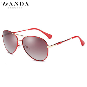 Danda Aviator <b>Sunglasses</b> Black Frame <b>Gradient</b> Polarized Lenses Women Driving Sun Protection UV400 - Product Image 4