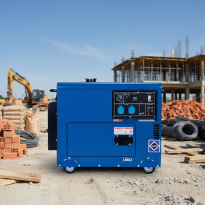 高品質超静音5KW 8KW 9KW 10KW 12KW 15KWディーゼル発電機セット 110V 220V 380V キャンプ用発電機 - Product Image 5