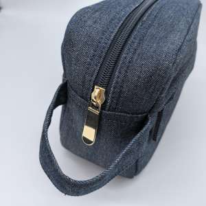 Real Fair Custom Cosmetic da <span class=keywords><strong>uomo</strong></span> per borsa da toilette di grande capacità di cotone tessuto da viaggio Organizer chiusura a cerniera per - Product Image 2