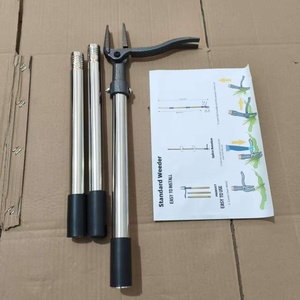 Stand up <b>Weed</b> Puller, 3-Section Manual Garden Weeder <b>Tool</b> for Lawn Yard Garden Root <b>Removal</b> - Product Image 5