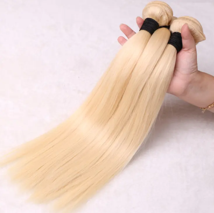 Fair Human 40 Inch Cuticle Aligned Virgin Closure Raw Indian Blond Frontals 70cm Braiding 613 Blonde Hair