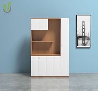 IULTRA Étagère de bureau autoportante haute et ouverte, bibliothèque de bureau personnalisée, séparateur de bureau double face