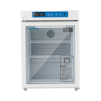 Réfrigérateur médical vertical 75L, 2~8 degrés Celsius, en acier inoxydable, avec contrôle par microprocesseur et système de refroidissement par air, pour hôpitaux et laboratoires