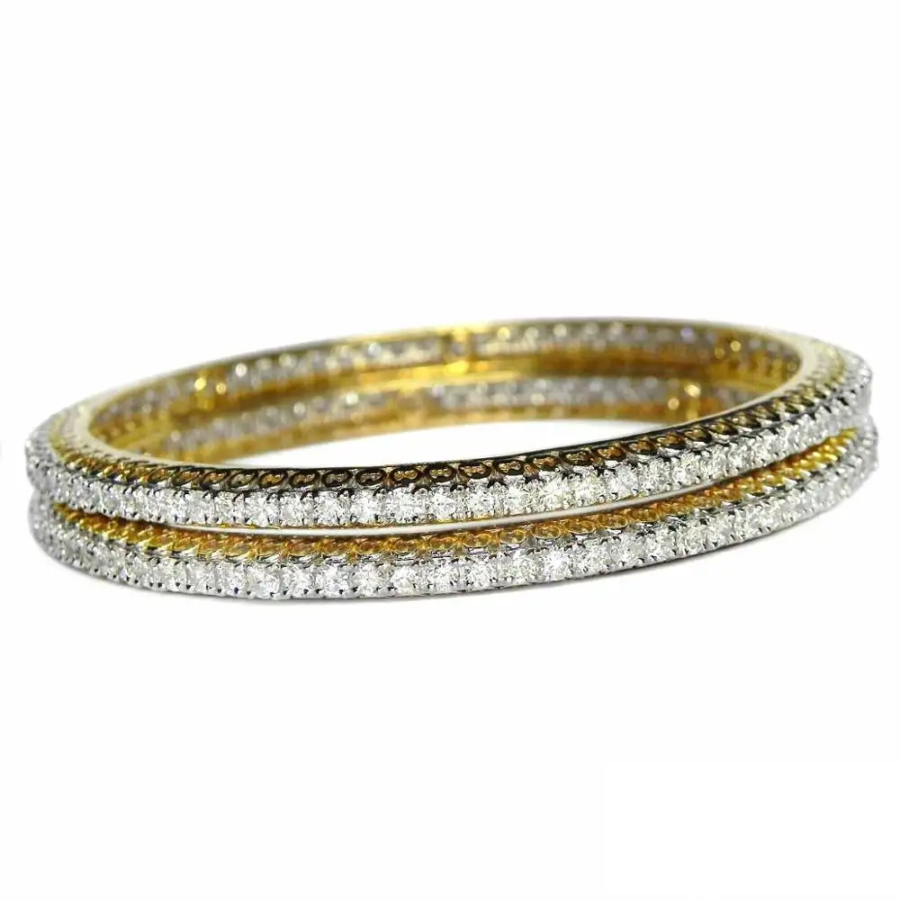 צמידי יהלומים לחתונה קו יחיד עם אישור IGI & INGEMCO צמידי יהלומים זהב אמיתי לנשים במחיר סיטונאי על ידי תכשיטים