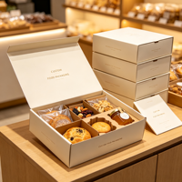 Boîte en carton rigide personnalisée pour usage industriel, pour les supermarchés, les magasins d'alimentation, la vente en gros, emballage imprimé, boîte cadeau