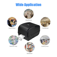 Imprimante à transfert thermique YHD-426B 203DPI 110mm prise en charge USB Lan Wifi connexion Bluetooth imprimante d'étiquettes d'expédition