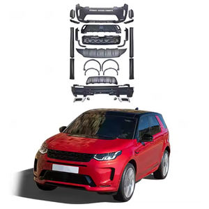 Per 2016 2019 <span class=keywords><strong>Land</strong></span> Rove <span class=keywords><strong>Discovery</strong></span> Sport Custom ABS Body in plastica Upgrade Kit paraurti anteriore alto nuovo aspetto modificatore sinistro - Product Image 2