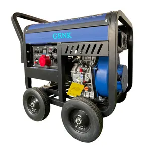 Portable 380V 220V Electric power 8KW AC output 8kva 8000watt cdiesel generators for work power
