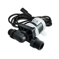 Pompe à eau sans balais 12V/24V CC, Pompe de surpression CC, Pompe de circulation d'air chaud refroidie par eau, Pompe à haute température