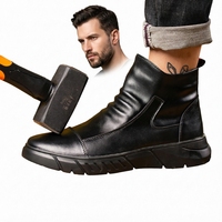 Chaussures de sécurité Tiger, embout en acier, légères, imperméables, avec empeigne adaptée aux saisons estivales et hivernales