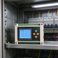 Layar LCD YDKZ Tiga Fasa 5A CT Input RS485 Modbus DIN Rail Output Digital untuk Pemantauan Daya