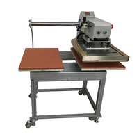 Presse à chaud pneumatique haute performance pour étiquettes, machine de transfert thermique à double station coulissante pour T-shirts
