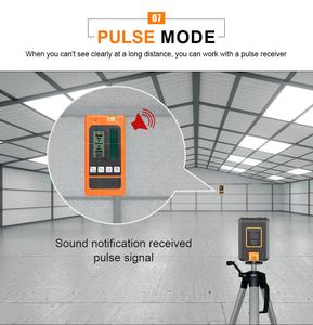 เลเซอร์วัดระดับแสงสีเขียว2เส้นระดับเลเซอร์ดิจิตอลแบบ DIY สำหรับการก่อสร้าง - Product Image 5
