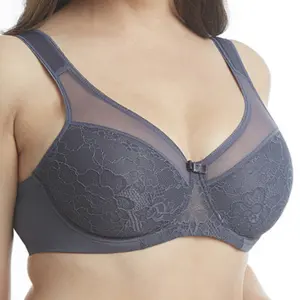 인기있는 레이스 브래지어 얇은 Bralette 섹시한 란제리 패딩 언더 와이어 브래지어 자수 얇은 브래지어 탑 플러스 사이즈 여성 속옷