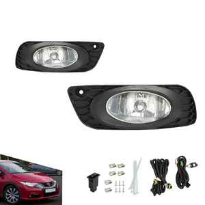 Kit de phares antibrouillard Led pour Honda Civic 2012 2013 2014 2015, avec relais, interrupteur et matériel de montage - Product Image 5
