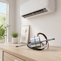 Moteur de climatiseur monophasé 60Hz en cuivre sans balais, haute performance, anti-goutte, pour usine OEM, vente en gros