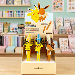 Crayon mécanique Pokemon Infinity 0,5 mm, lot de 24 pièces, papeterie coréenne pour enfants, personnage mignon, sans affûtage, école d'anime - Product Image 3