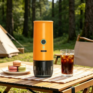Cafetière portable <span class=keywords><strong>pour</strong></span> le camping en plein air, <span class=keywords><strong>café</strong></span> chaud ou froid, 3-en-1, charge unique, la plus petite cafetière à capsules <span class=keywords><strong>pour</strong></span> la randonnée, les aventures et les voyages - Product Image 4