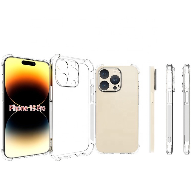 Clear Design 11 12 13 14 15 Pro Soft Tpu Cell Phone Cover Case For Iphone Shock Proof