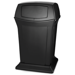 Bidone per Rifiuti Ranger 170,3 L Nero Design Moderno per Uso Esterno - Product Image 2