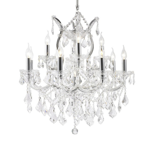 Candelabro de cristal de boda de lujo con diseño de cristal K9 para salón de recepción decoración de escenario nupcial - Product Image 5