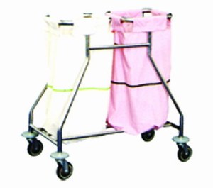 (MS-T410S) Chariot de thérapie hospitalier en acier inoxydable avec 4 roulettes antistatiques à frein - Product Image 3