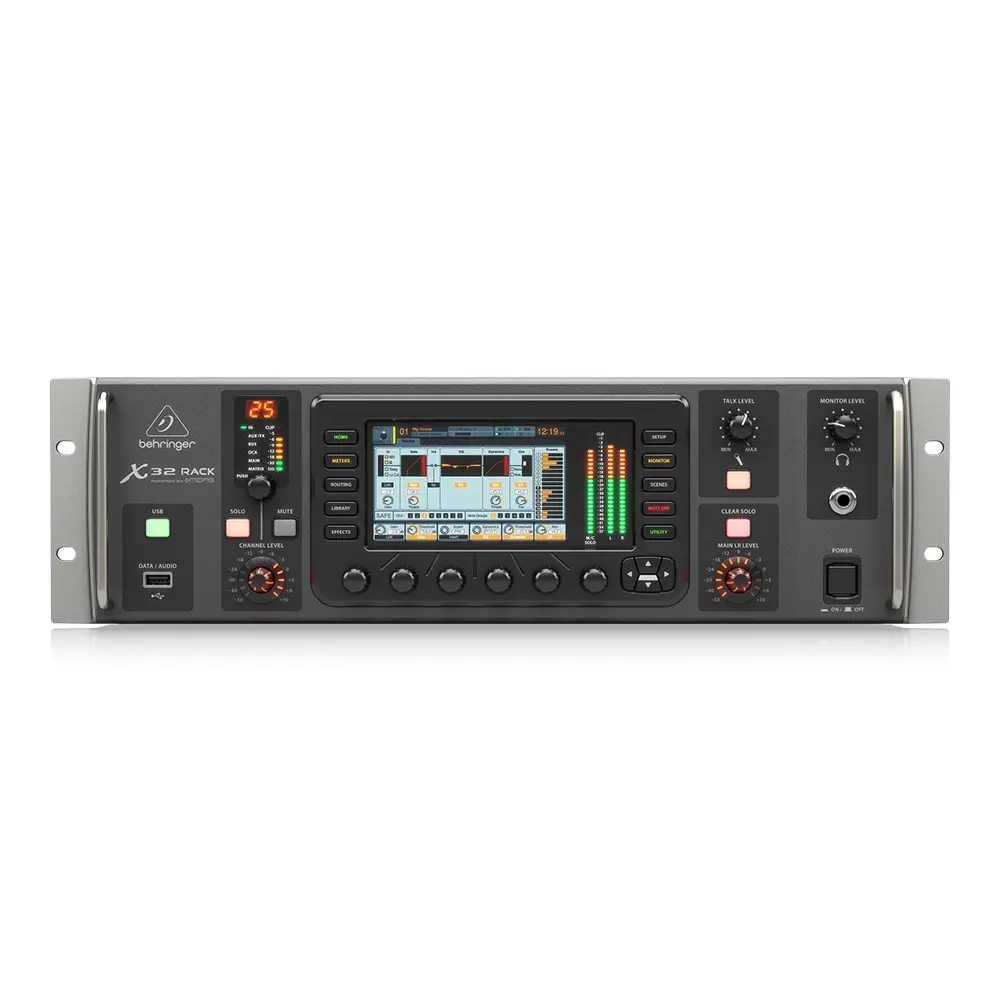 Behringer X32 Rack, جهاز احترافي 32 قناة من معدات الاستديو Pa نظام الصوت رف خلاط رقمي