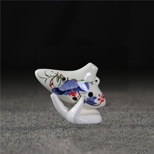 Ocarina Tradicional China al por Mayor, Ocarina de Porcelana Azul y Blanca de 6 Agujeros, Instrumento Musical Folclórico, Regalo de Recuerdo - Product Image 3