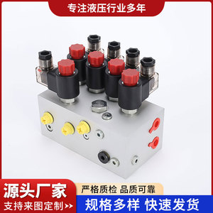 Bloc de vannes hydrauliques 004 à raccord fileté, ensemble de vannes multivoies à action directe pour équipement sur mesure - Product Image 4